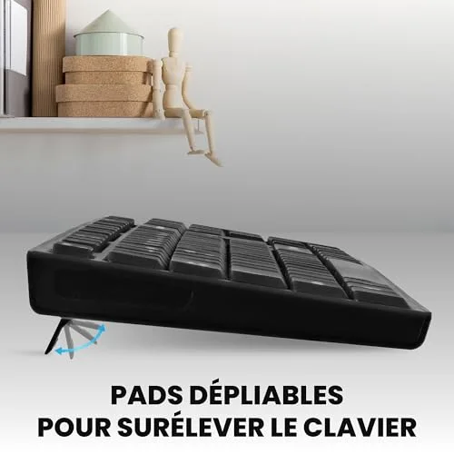 TNB Classy+ Rechargeable Bluetooth Noir AZERTY - vue 6