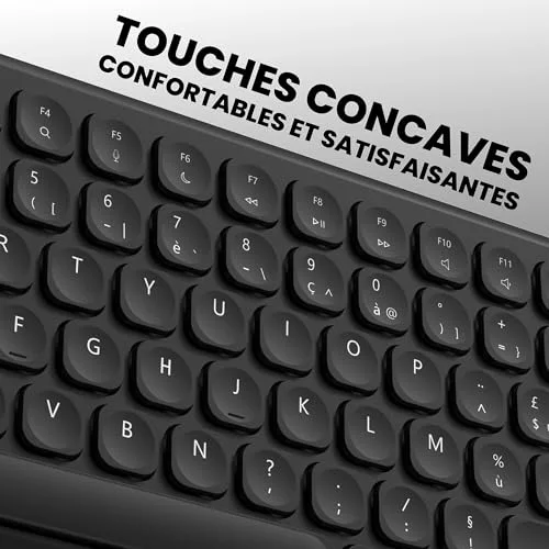 T'nB SLIM PRO Clavier sans fil rechargeable AZERTY 75% - vue 3