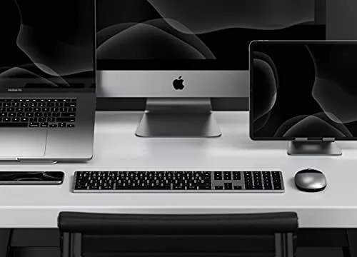 Satechi Slim X3 Bluetooth QWERTZ Allemand Noir et Gris - vue 4