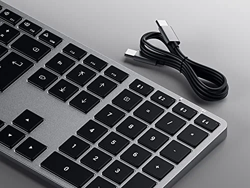 Satechi Slim X3 Bluetooth QWERTZ Allemand Noir et Gris - vue 5