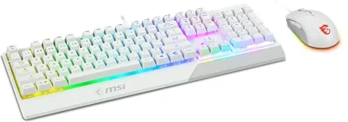 MSI Vigor GK30 Combo White FR Clavier Méca-Membrane AZERTY RGB Blanc - vue 4