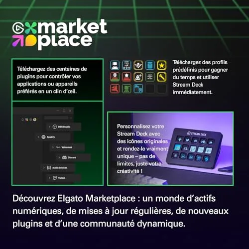 Elgato Stream Deck MK.2 15 touches LCD USB-C - vue 9