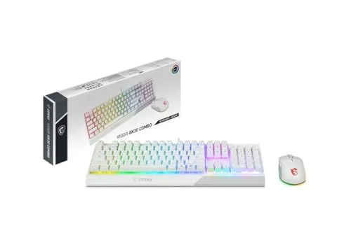 MSI Vigor GK30 Combo White FR Clavier + Souris RGB AZERTY