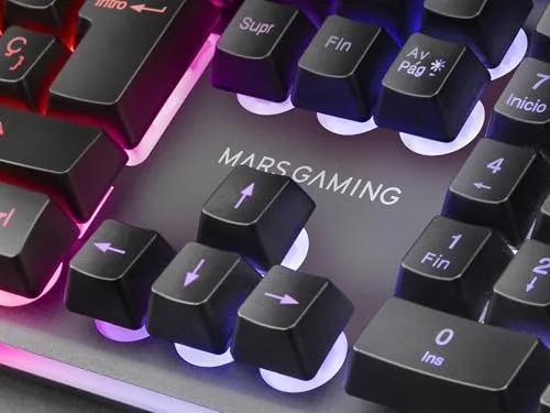 Mars Gaming MCPXBES Combo Clavier H-Mech + Souris 10K + Tapis XXL Noir - vue 4