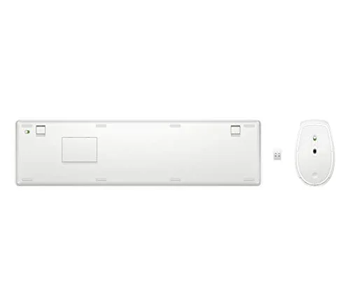 HP 650 Ensemble clavier et souris sans fil 2,4 GHz AZERTY Blanc
