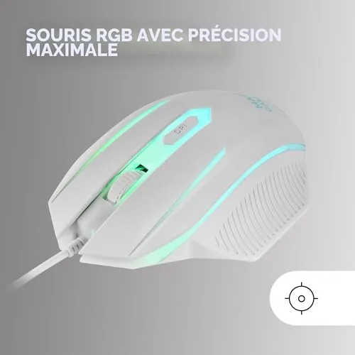 Mars Gaming MCP124 Combo gaming 3-en-1 RGB - vue 3