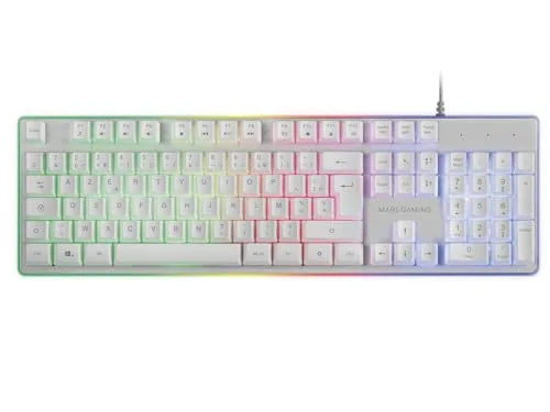 Mars Gaming MCPXWFR Combo Gaming Clavier H-Mech Blanc - vue 6