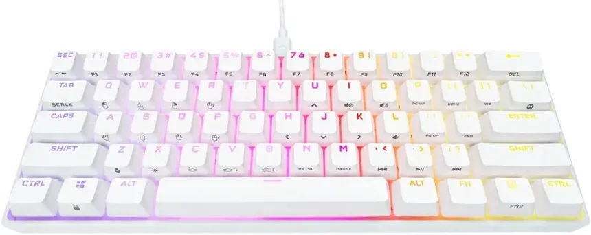 Corsair Clavier USB Blanc - vue 2