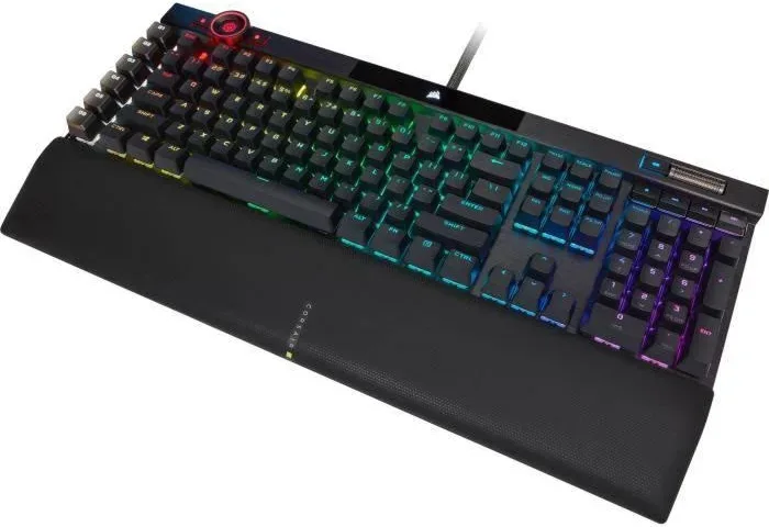 Corsair K100 RGB Cherry MX Speed Noir - vue 3