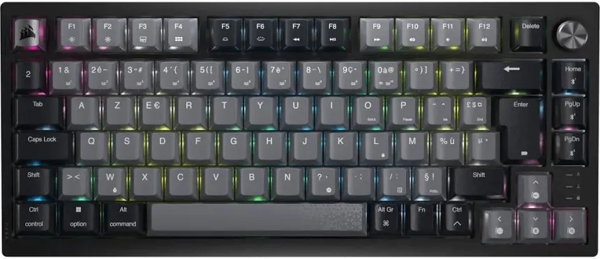 Corsair K65 Plus Wireless 75% RGB Mécanique Noir - vue 1