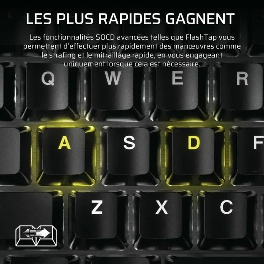 Corsair K70 Core TKL Wireless Noir - vue 4