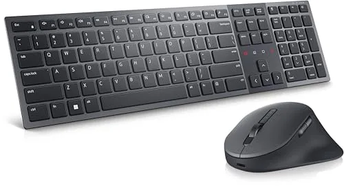 Dell Premier KM900 Ensemble Clavier et Souris Sans Fil AZERTY Graphite
