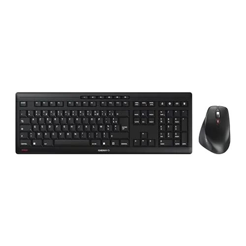 Cherry Stream Desktop Comfort Ensemble clavier et souris sans fil 2,4 GHz AZERTY Noir