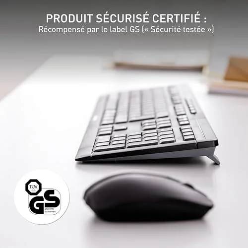 Cherry Stream Desktop Ensemble Clavier et Souris 2.4 GHz AZERTY - vue 5
