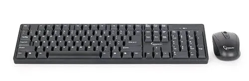 Gembird KBS-W-01 Ensemble clavier-souris sans fil 2,4 GHz - vue 3