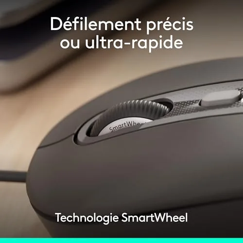 Logitech Signature Slim Wired Combo MK620 for Business AZERTY USB-C - vue 5