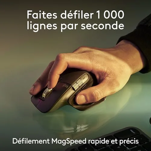 Logitech MX Keys S Combo for Mac Gris Sidéral AZERTY - vue 4