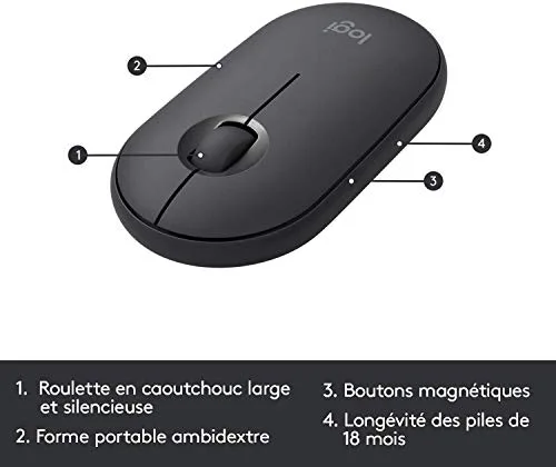 Logitech MK470 Slim Combo AZERTY Silencieux Sans Fil - vue 7
