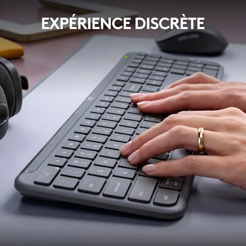 Logitech Signature Slim Combo MK950 Graphite AZERTY - vue 7