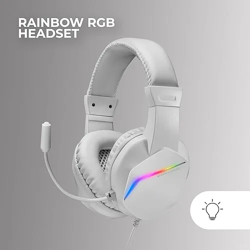 Mars Gaming MCP-RGB3WFR Combo 4-en-1 AZERTY Blanc - vue 5