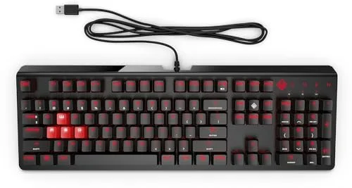HP OMEN 1100 Clavier mécanique filaire AZERTY RGB rouge