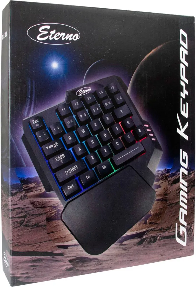 Inter-Tech KB-3035 Noir - vue 3