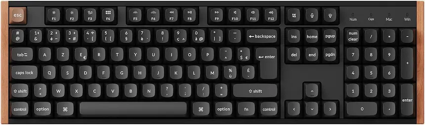 Keychron K10 HE Noir - vue 1