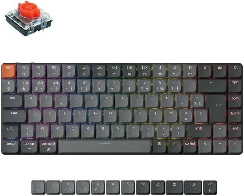 Keychron K3 Max QMK Gris - vue 2