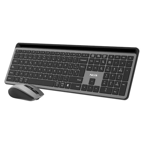 NGS Eclipse Kit clavier-souris silencieux rechargeable multi-mode