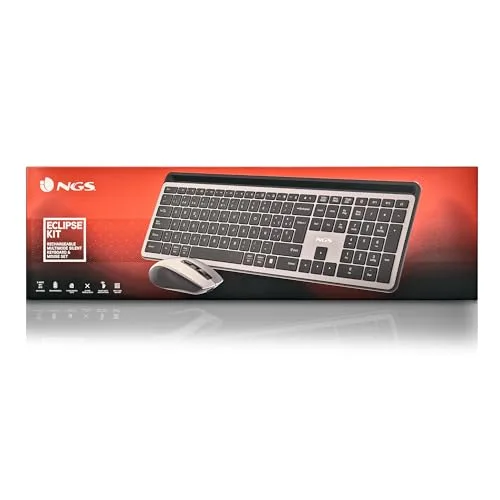 NGS Eclipse Kit clavier-souris silencieux rechargeable multi-mode - vue 9