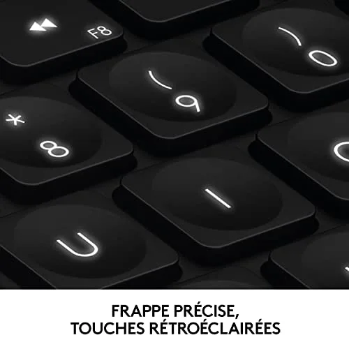 Logitech Craft Advanced Clavier sans fil AZERTY Molette créative - vue 4