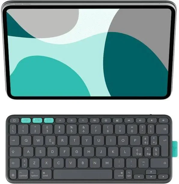 Logitech Flip Folio Clavier Bluetooth Graphite - vue 4
