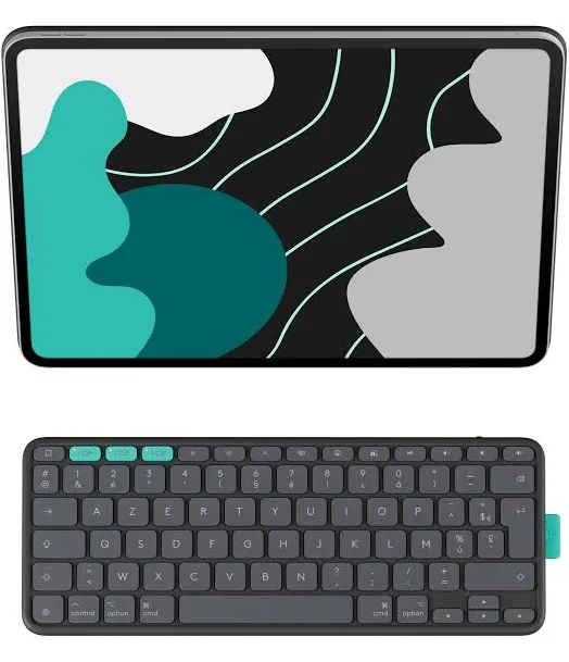 Logitech Flip Folio Clavier Bluetooth Graphite - vue 2