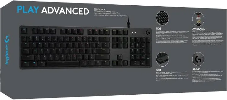 Logitech G G512 Carbon GX Brown Tactile - vue 4