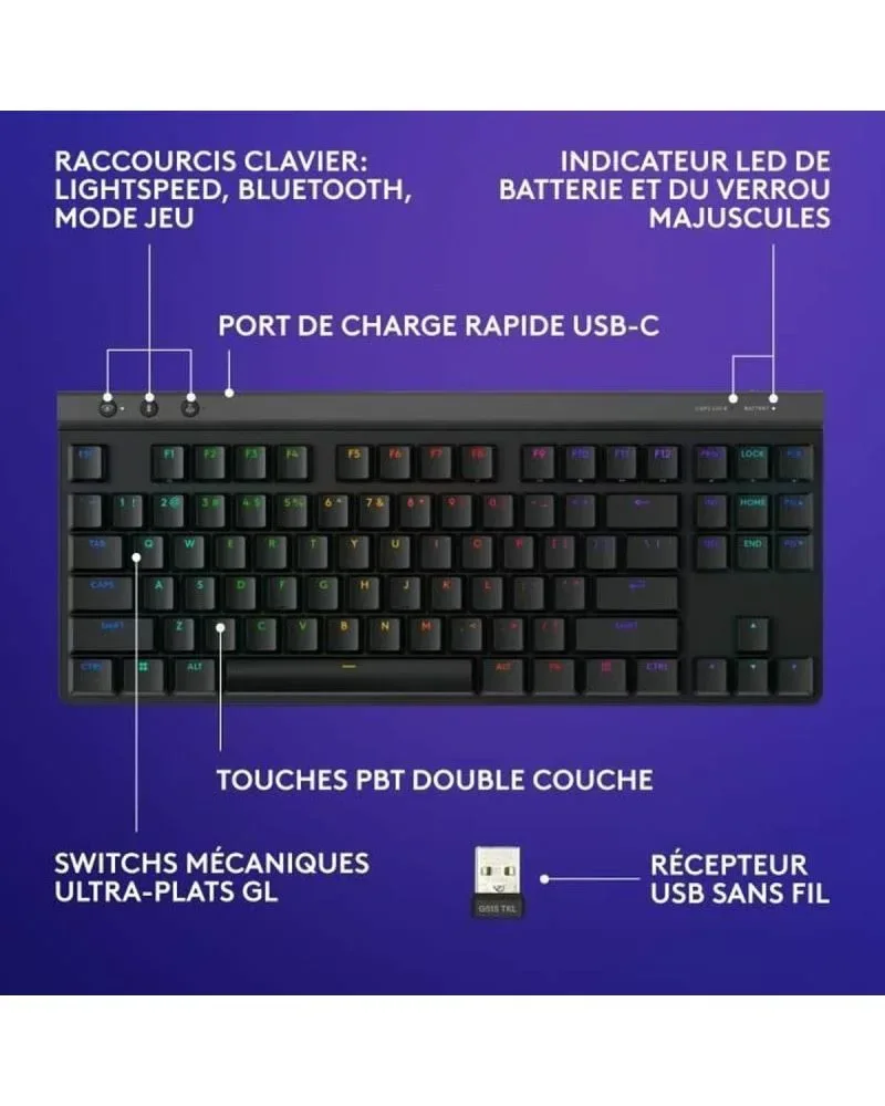 Logitech G G515 Noir - vue 5