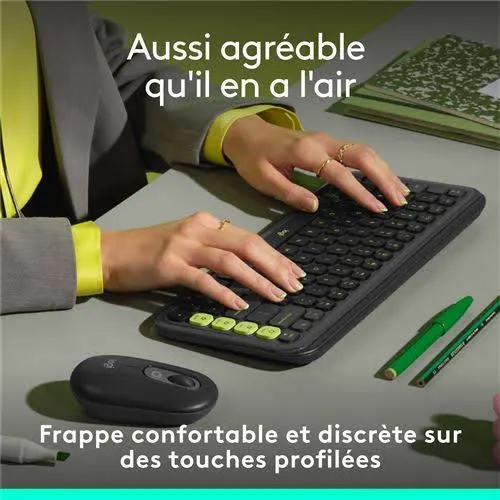 Logitech Pop Icon Keys Graphite - vue 5