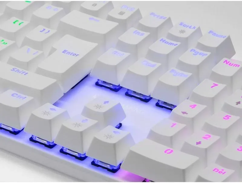 Mars Gaming MK422 Blanc Switch Rouge - vue 4