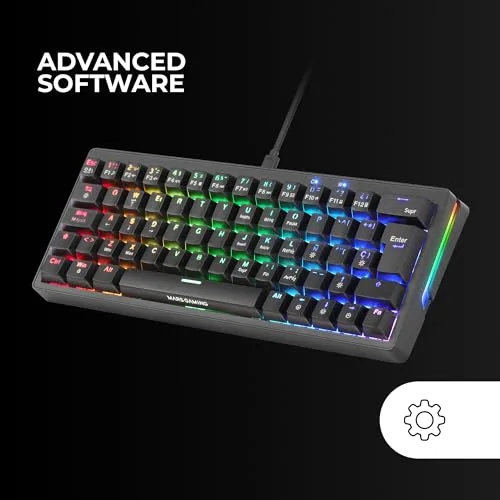 Mars Gaming MKMINIPRO clavier mécanique 60% hot-swap RGB - vue 5