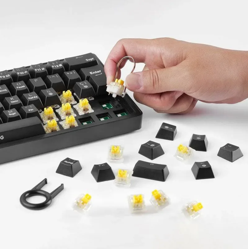 Mars Gaming MKMINIPRO Clavier Mécanique RGB 60% Silent Switch Noir - vue 5