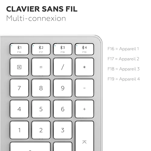 Mobility Lab Wireless Design Touch AZERTY Bluetooth - vue 3