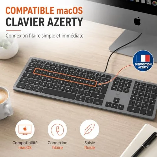 Mobility Lab DesignTouch ML311487 Gris Sidéral AZERTY - vue 9