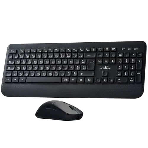 Bluestork Pack MEDIA OFFICE FR Clavier Souris Sans Fil AZERTY