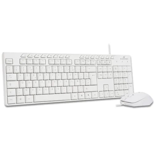 Bluestork Pack Media Office Clavier Souris Filaire 15 touches multimédias