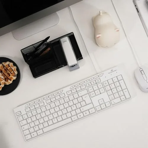 Bluestork Pack Media Office Clavier Souris Filaire 15 touches multimédias - vue 7