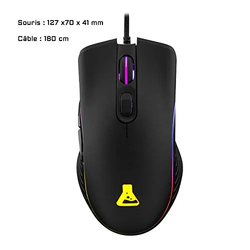 The G-LAB Combo KRYPTON Pack Clavier Souris Filaire RGB AZERTY - vue 9