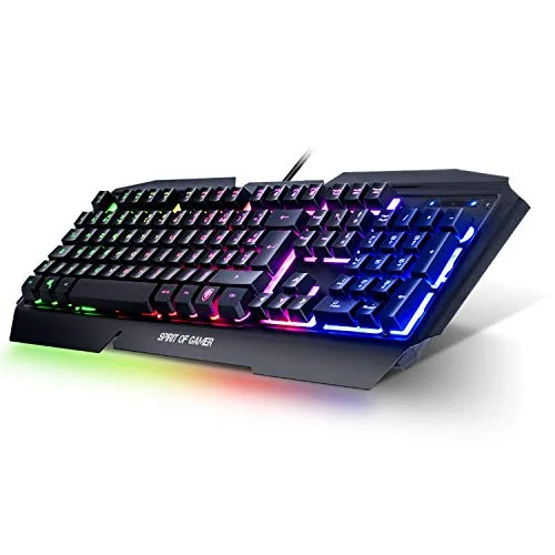 Spirit of Gamer Pro-K5 Clavier semi-mécanique RGB AZERTY - vue 3