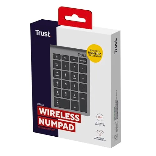 Trust Xalas pavé numérique sans fil 22 touches 2,4 GHz - vue 8