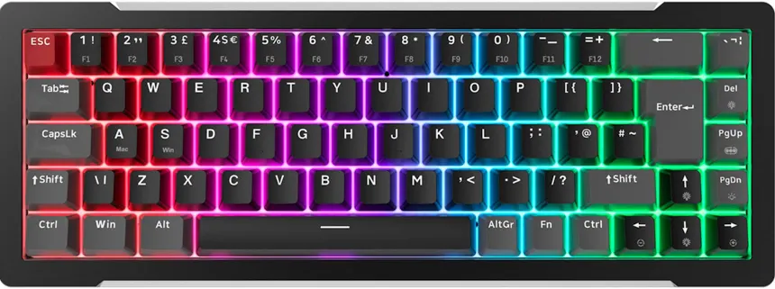 Raijintek MGA-68 RGB clavier gaming - vue 3