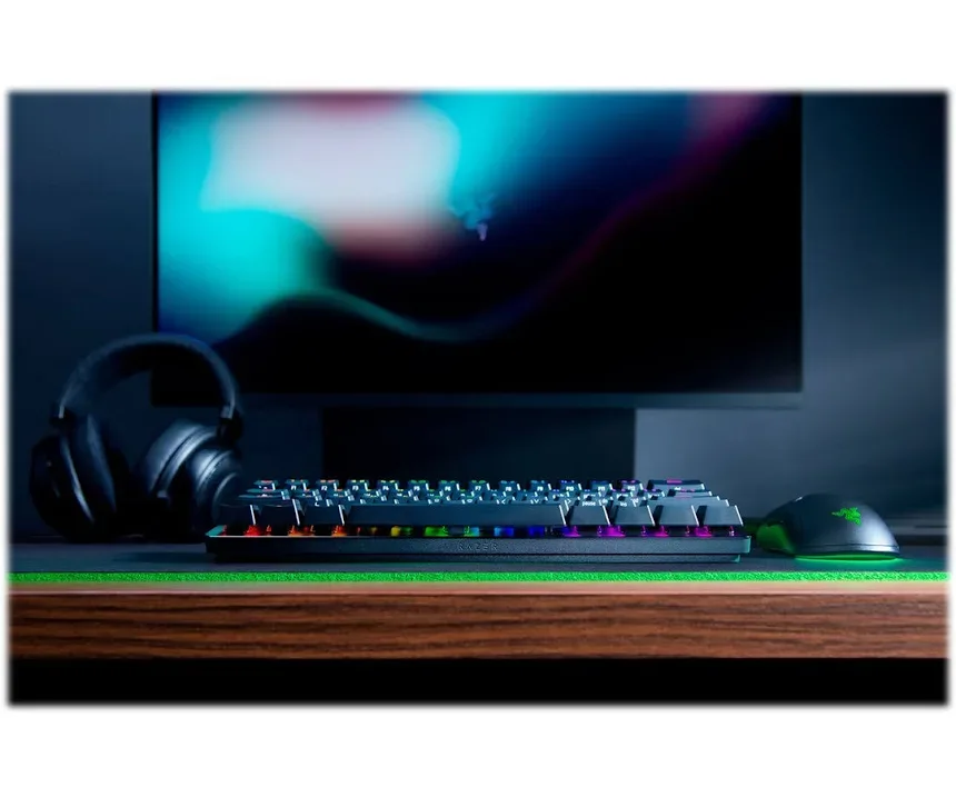 Razer Huntsman Mini 60% Purple - vue 4