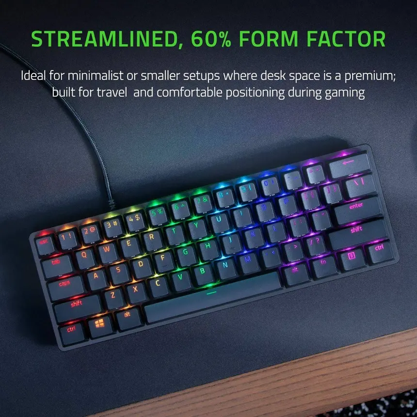 Razer Huntsman Mini Noir - vue 4